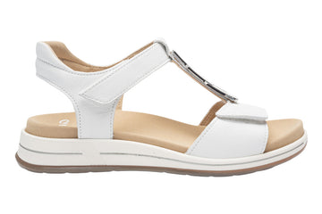 Ara Osaka Sandal 12-34826 White Womens #color_white